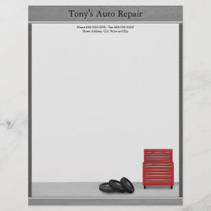 Auto Reparatur Business Letterhead Briefkopf
