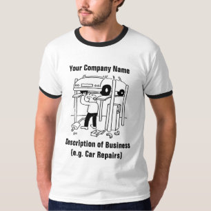 Auto-Reparatur-Cartoon-T-Shirt T-Shirt