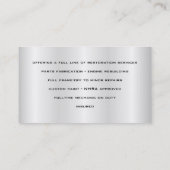 Auto-Reparatur-Geschäfts-Karte Visitenkarte (Rückseite)