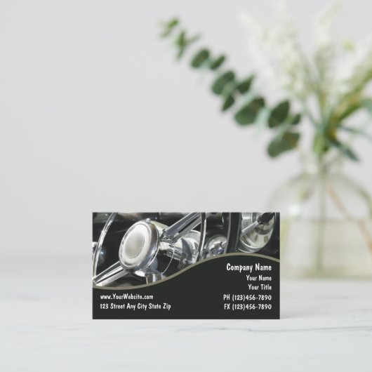 Auto-Reparatur-Geschäfts-Karten Visitenkarte (Stehend Vorderseite)