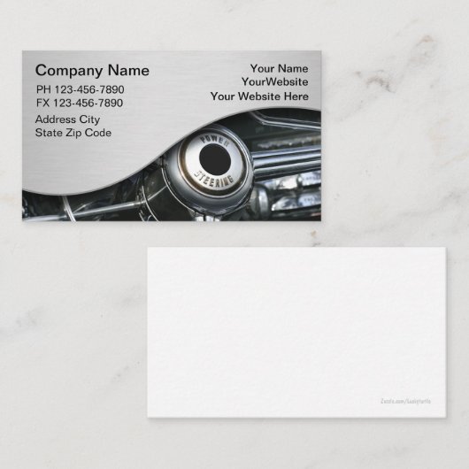 Auto-Reparatur-Geschäfts-Karten Visitenkarte (Vorne/Hinten)