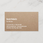 Auto Reparatur Handyman Automotive Rustikal Visitenkarte (Rückseite)