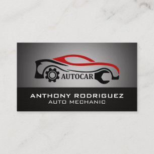Auto-Reparatur   Mechaniker-Technik Visitenkarte