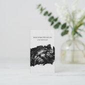 Auto Reparatur Mechanische Kraftfahrzeuge Motor Visitenkarte (Stehend Vorderseite)