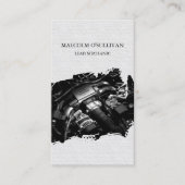 Auto Reparatur Mechanische Kraftfahrzeuge Motor Visitenkarte (Vorderseite)