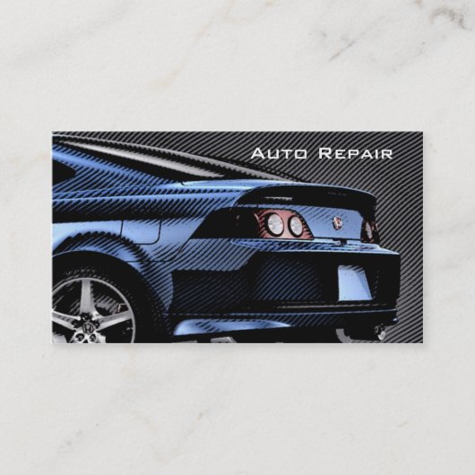 Auto-Reparatur Visitenkarte (Vorderseite)