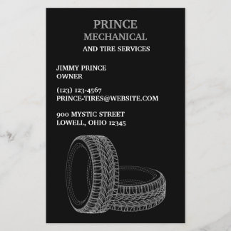 Auto-Reparatur von Reifen Flyer