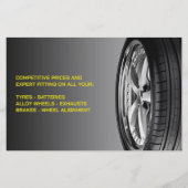 Auto-Reparatur von Reifen Flyer (Hinten)