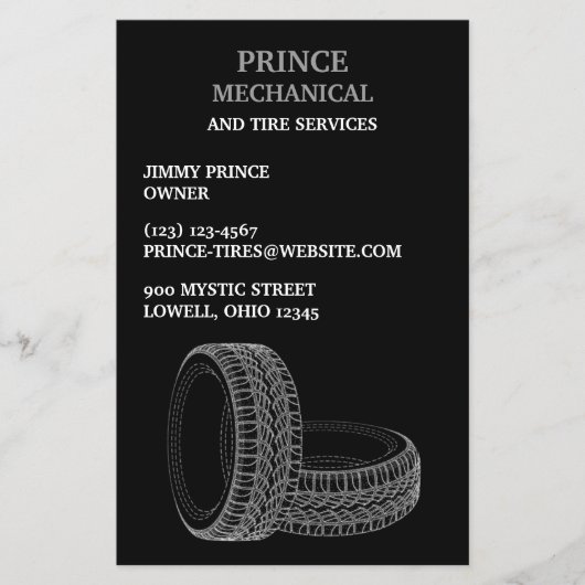 Auto-Reparatur von Reifen Flyer (Vorne)