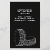 Auto-Reparatur von Reifen Flyer (Hinten)