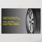 Auto-Reparatur von Reifen Flyer (Hinten)