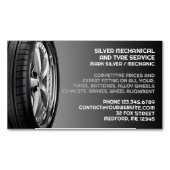 Auto-Reparatur von Reifen Magnetische Visitenkarte (Vorderseite)