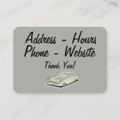 Auto-Reparaturen Visitenkarte (Rückseite)