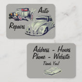Auto-Reparaturen Visitenkarte (Vorne/Hinten)