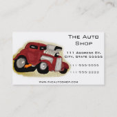 Auto-Reparaturkarte Visitenkarte (Rückseite)