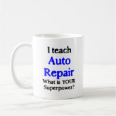 Auto-Reparaturlehrer Kaffeetasse (Links)