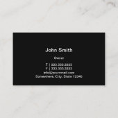 Auto Reparaturwagen im Detail Automotive Modernes Visitenkarte (Rückseite)