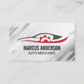 Auto-Reparaturwerkstatt | Autoteile Visitenkarte (Vorderseite)