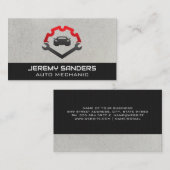 Auto reparieren Logo | Wrenches Visitenkarte (Vorne/Hinten)