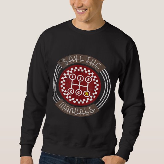 Auto Rette die Handbücher Sweatshirt (Vorderseite)
