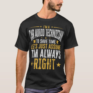 Auto-retten Audiotechniker-Shirt Zeit annehmen, T-Shirt