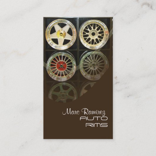 AUTO-RIMS, FOTO-Visitenkarten Visitenkarte (Vorderseite)