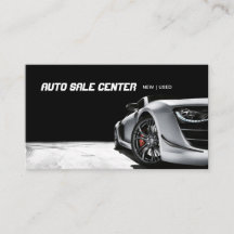 Auto Sale Car Dealer Business Card