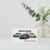 Auto Sale Dealer Cars Business Card Visitenkarte (Stehend Vorderseite)