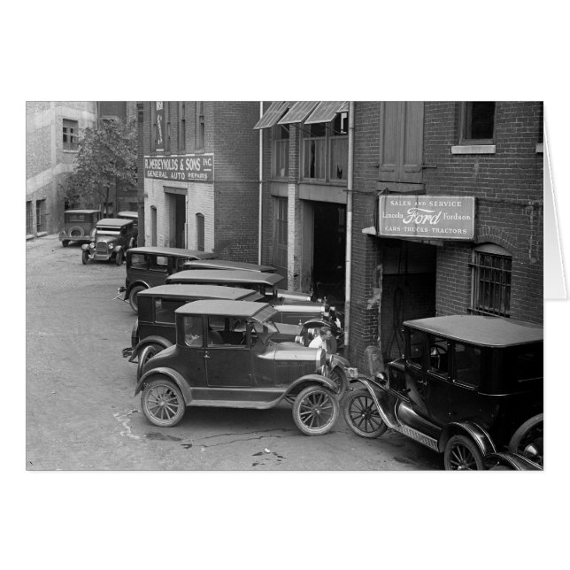 Auto Sales and Service, 1926 (Vorderseite (Horizontal))