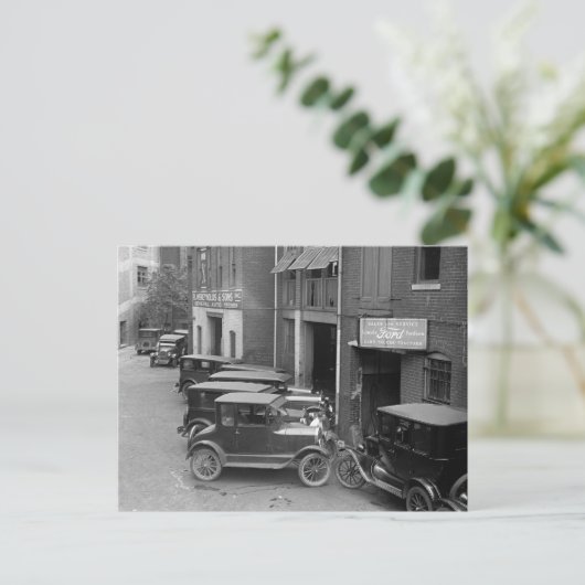 Auto Sales and Service, 1926 Postkarte (Stehend Vorderseite)