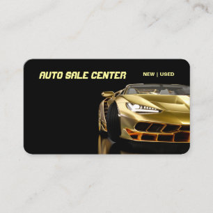 Auto Sales and Service Business Card Visitenkarte