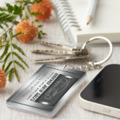 Auto Sales Giveaway - Imitate Metall, Silber Auto Schlüsselanhänger (Vorderseite rechts)