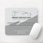 Auto Sales - Imitate Metall, Silber-Auto Showroom Mousepad (Mit Mouse)