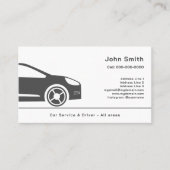 Auto Sales oder Car Driver Business Card Visitenkarte (Vorderseite)