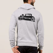 Auto-Schablone machen oben Hoodie Reißverschluss (Rückseite)