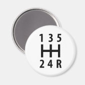 Auto-Schaltgetriebe 5 Magnet (Vorderseite/Rückseite)