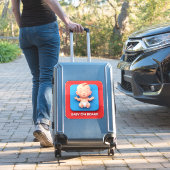 Auto-Schild Baby an Bord Aufkleber (Koffer Insitu)