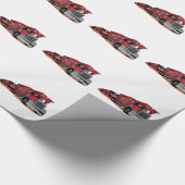 Auto-Schlepper Geschenkpapier (Ecke)