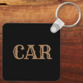 Auto, Schlüsselanhänger (Rückseite)