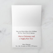 Auto Schwarz und Weiß Foto Goldrahmen Weihnachten (Innenseite)