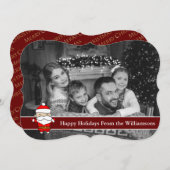 Auto Schwarz und Weiß Happy Urlaub Weihnachten Ext (Vorne/Hinten)