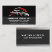 Auto-Service-Logo | Auto | Mechaniker Visitenkarte (Vorne/Hinten)