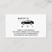 Auto-Service-Logo | Motor Bay Business Card Visitenkarte (Rückseite)