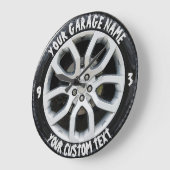 Auto-Service Reparatur Garage Eigentümer Reifen Rä Große Wanduhr (Winkel)