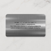 Auto-Service-Schlüssel-Logo | Metallindustrie Visitenkarte (Rückseite)