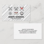 Auto Services Icons | Reifenmarken Visitenkarte (Vorne/Hinten)