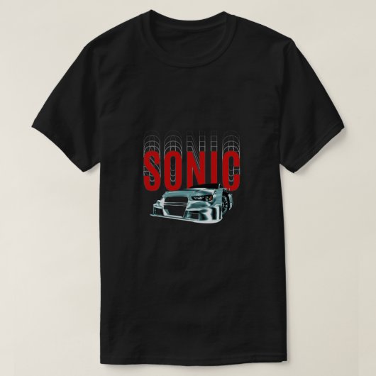 Auto-Shirt-Sonic T-Shirt (Design vorne)