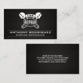 Auto Shop | Reparatur von Autos Visitenkarte (Vorne/Hinten)