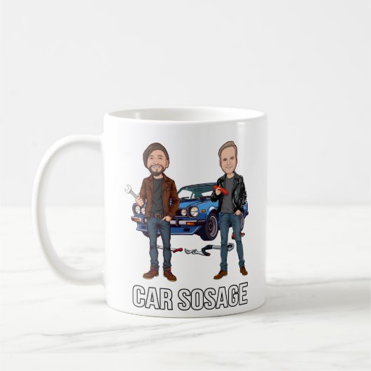 Auto-Sos-Tasse Auto-Sos im Alter von 240 k Kaffeetasse (Links)