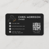 Auto-Spa-Autodetailing-Reinigung- QR-Code Visitenkarte (Rückseite)